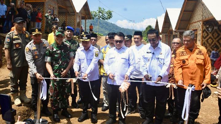Bupati Sukabumi Resmikan Hunian Tetap Adaptif Bencana di Cisolok
