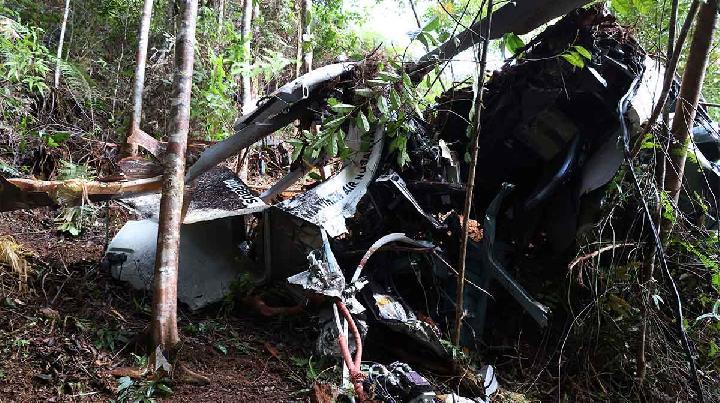 KNKT Investigasi Jatuhnya Helikopter di Sekadau Kalbar