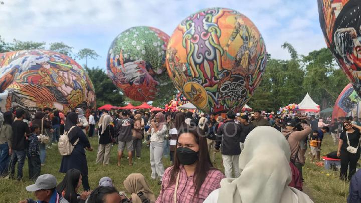 Festival Balon Udara Boyolali, Warnai Langit Lereng Merapi