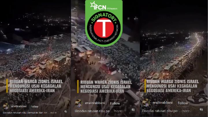 Fact Check: Video of Israeli Mass Exodus After Failed Truce