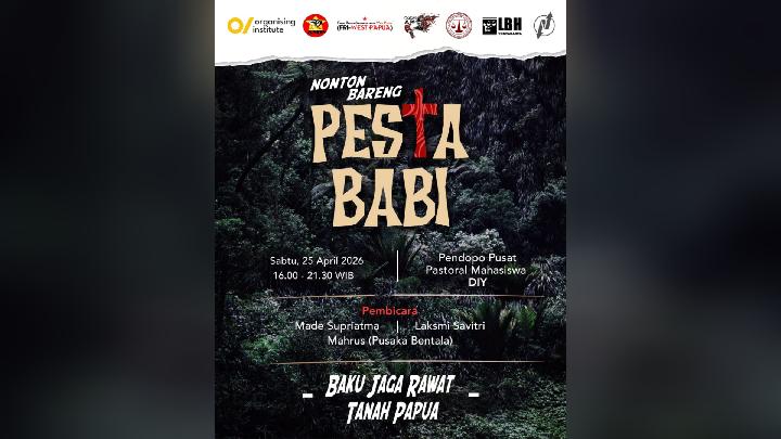 Penyebab Film Pesta Babi Batal Diputar di Yogyakarta