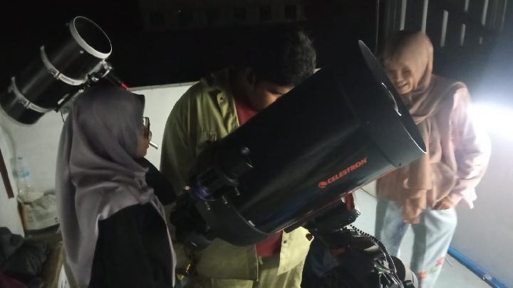 Pengamat Rekam Gerhana Bintang Okultasi Asteroid Strenua