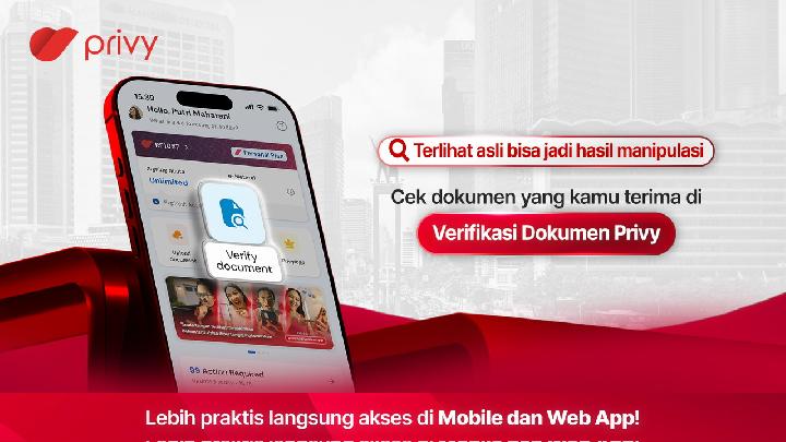 Privy Hadirkan Fitur Cek Dokumen di Aplikasi