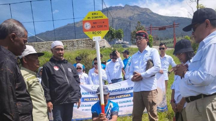 Jalur Baru Pendakian Gunung Sumbing Sediakan Gelang RFID
