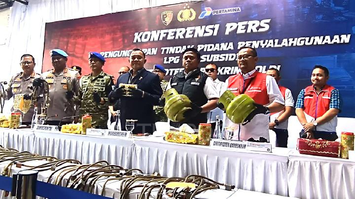 Polisi Bongkar Penyalahgunaan LPG Subsidi Rp 6 M di Klaten