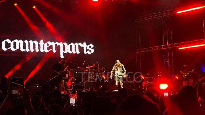 Momen Reflektif Bersama Counterparts di Hammersonic 2026