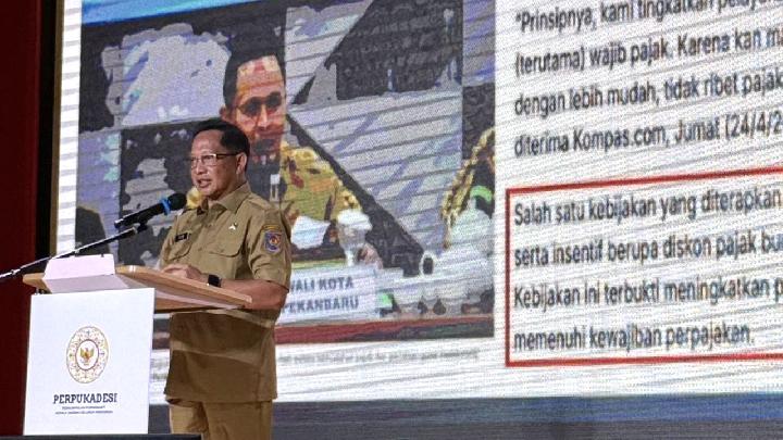 Tito Karnavian Apresiasi Inovasi Agung Nugroho Genjot PAD Pekanbaru