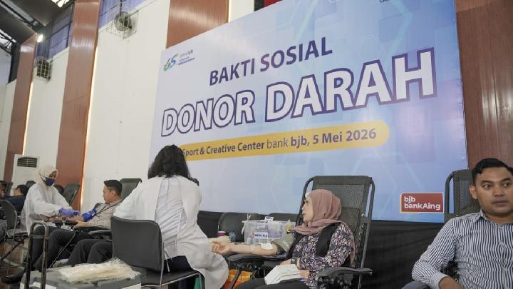 Bank bjb Gelar Aksi Donor Darah di Rangkaian HUT ke-65