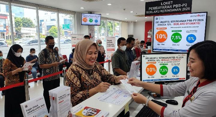 DKI Jakarta Berikan Keringanan PBB-P2 2026 hingga 10 Persen, Berlaku Otomatis