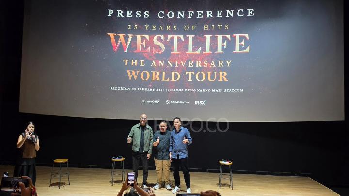 Westlife Picks GBK for 25th Anniversary Concert in Jakarta
