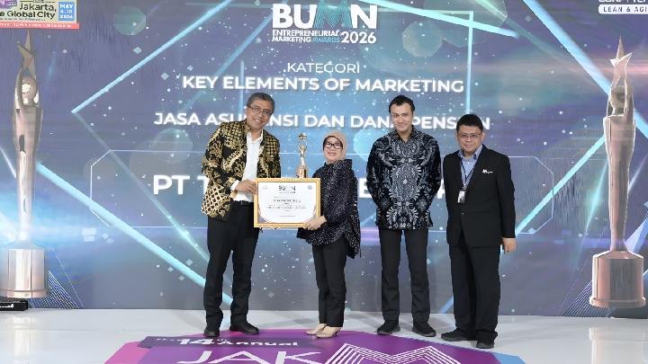 TASPEN Borong Penghargaan BEMA dan DEWI BUMN 2026 Berkat Transformasi Digital dan Strategi Pemasaran