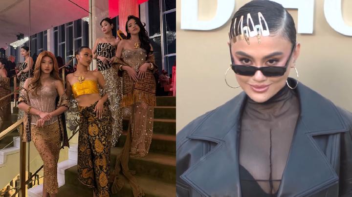 Gold Gala 2026: Agnez Mo Tampil Bold Hitam, no na Glamor dengan Wastra Nusantara
