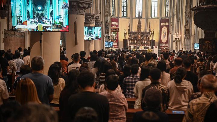 Katedral Jakarta Gelar 4 Sesi Kenaikan Yesus Kristus