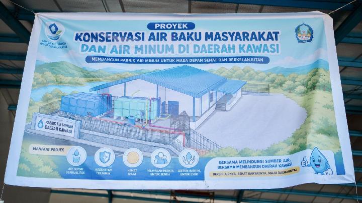 Penuhi Kebutuhan Penduduk, Harita Nickel Bangun Konservasi Air di Kawasi