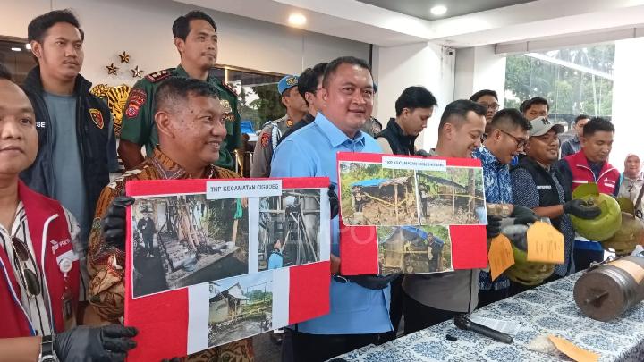 Polres Bogor Bongkar Tambang Emas Ilegal di Dua Kecamatan