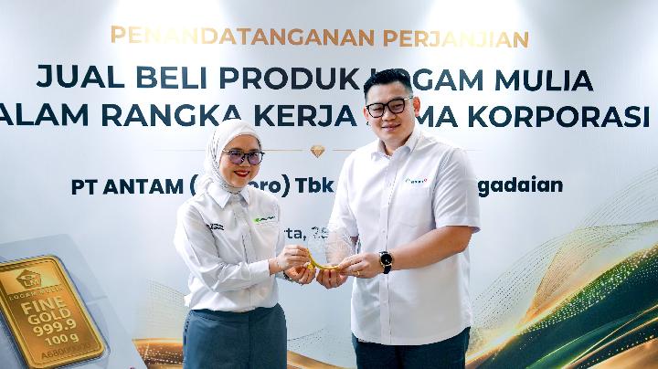 Kolaborasi Pegadaian dan ANTAM Perkuat Ekosistem Emas Nasional