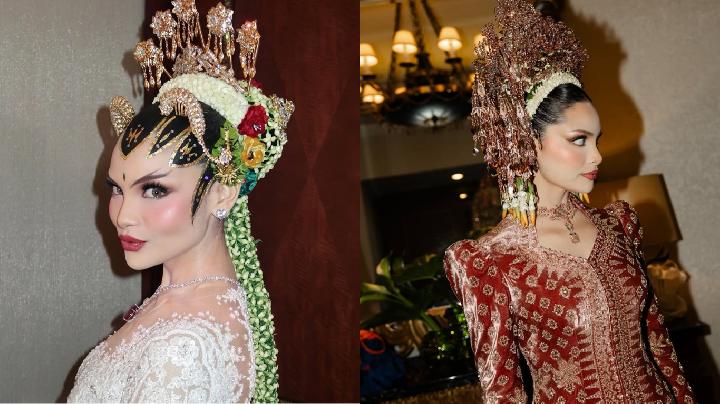 Dua Gaya Makeup Tengku Nadira Adnan, Akad Nikah dan Malam Resepsi