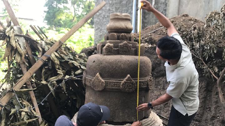 Benda Diduga Bagian dari Candi Budha Ditemukan di Boyolali