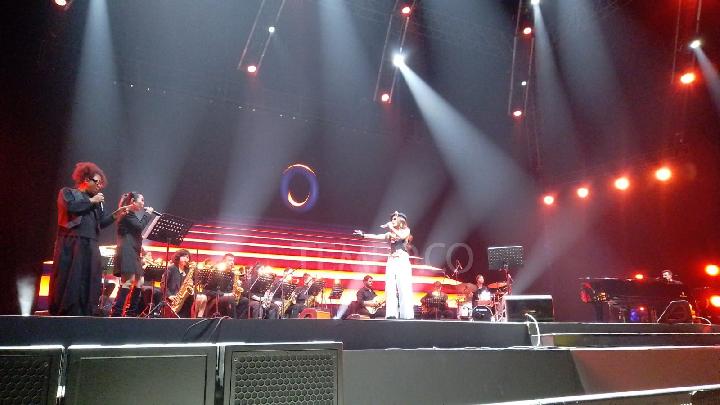Aksi Novia Bachmid di Java Jazz Festival 2026