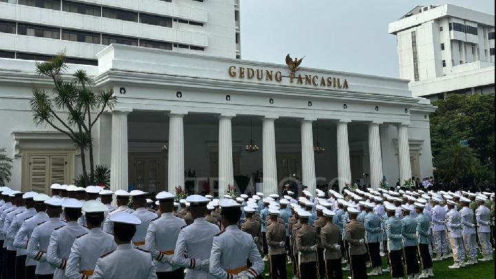 Prabowo Pimpin Upacara Hari Pancasila, Megawati Hadir