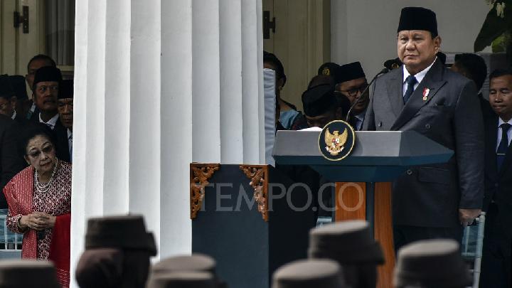 Prabowo: Indonesia Won't Beg Others if It Upholds Pancasila
