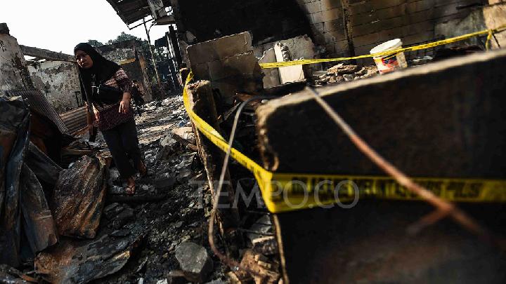 Kebakaran di Kemayoran, 250 Bangunan Semi Permanen Hangus