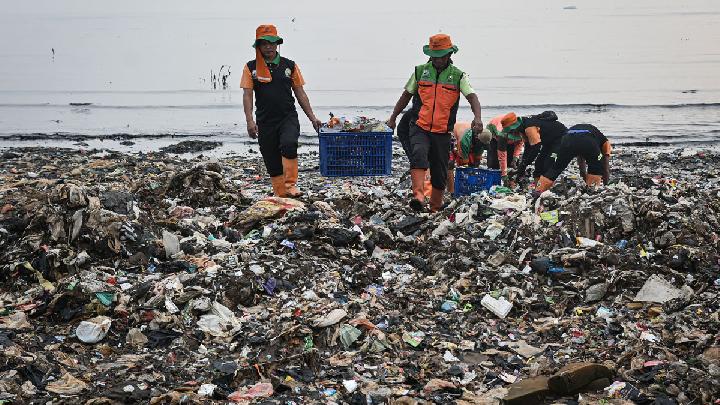Kenapa Pembersihan Pulau Sampah di Muara Angke Sia-sia Saja