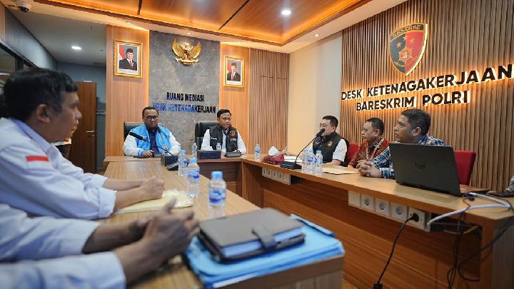 Desk Ketenagakerjaan Polri Mediasi Sengketa 131 Korban PHK