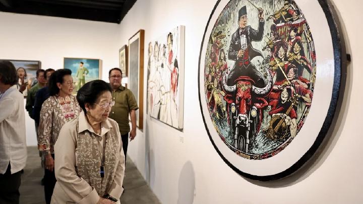 Peringati 125 Tahun Bung Karno, Megawati Resmikan Pameran 'Mata Hati Soekarno'