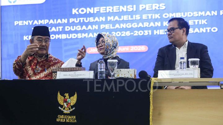 Hery Susanto Diberhentikan Tidak Hormat dari Ombudsman 