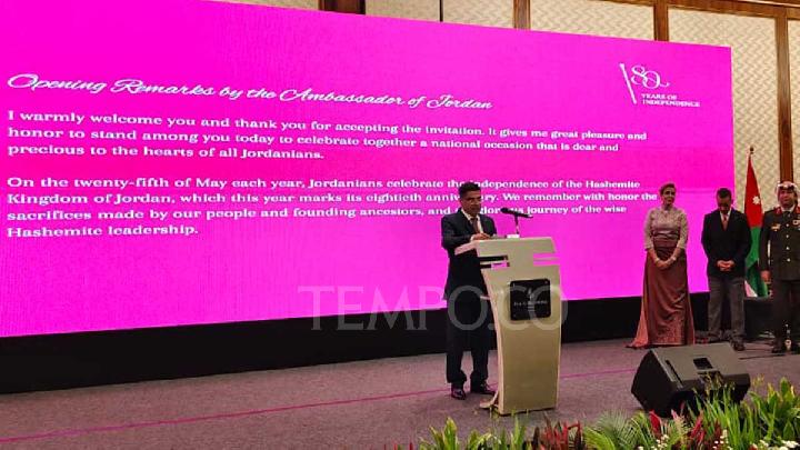 Kedubes Yordania Rayakan Hari Kemerdekaan ke-80 di Jakarta