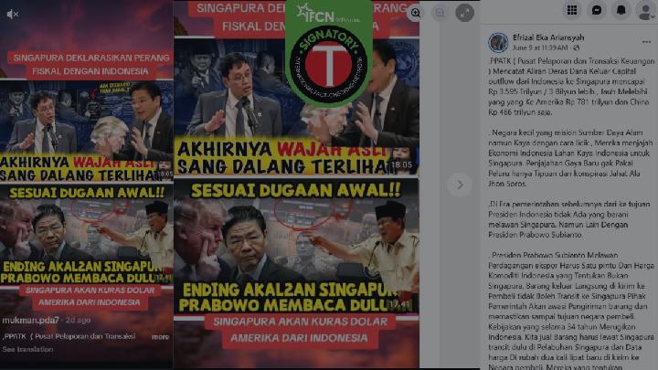Fact Check: Singapore Is Not Behind Rupiah's Weakening
