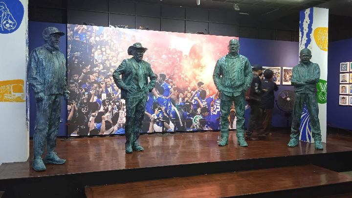 Kisah Pembuatan Patung 4 Sosok Penting Persib Bandung
