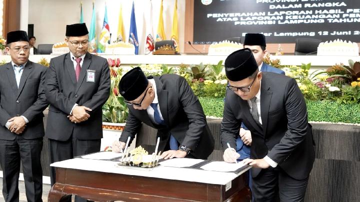 Pemprov Lampung WTP 12 Kali Berturut, Bukti Komitmen Tata Kelola Keuangan yang Akuntabel
