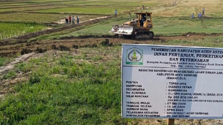 Satgas PRR Pasang 70 Titik Irigasi Pompa, 60 Persen Sawah Rusak Sedang Siap Tanam