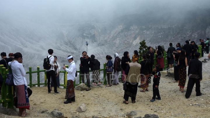 Kawah Ratu Tangkuban Parahu Tetap Jadi Magnet Wisata Alam | tempo.co