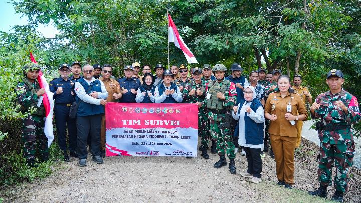 Survei Pengendalian Jalur Tidak Resmi, BNPP Perkuat Pengawasan Perbatasan RI-Timor Leste