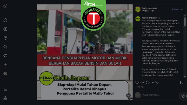 Fact Check: Will Pertamina Phase Out Pertalite in 2027?