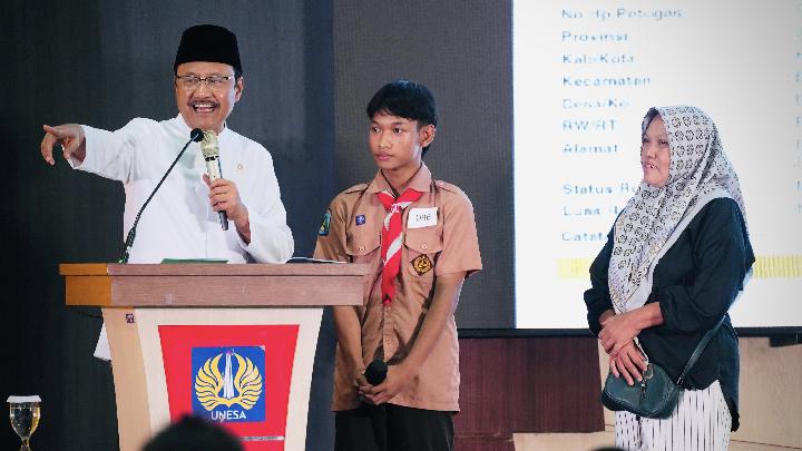 Gus Ipul Hadiri Open House Sekolah Rakyat Surabaya