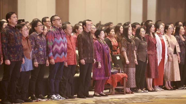 Megawati Didampingi Prananda Hadiri Penutupan Bulan Bung Karno 2026 di Bali