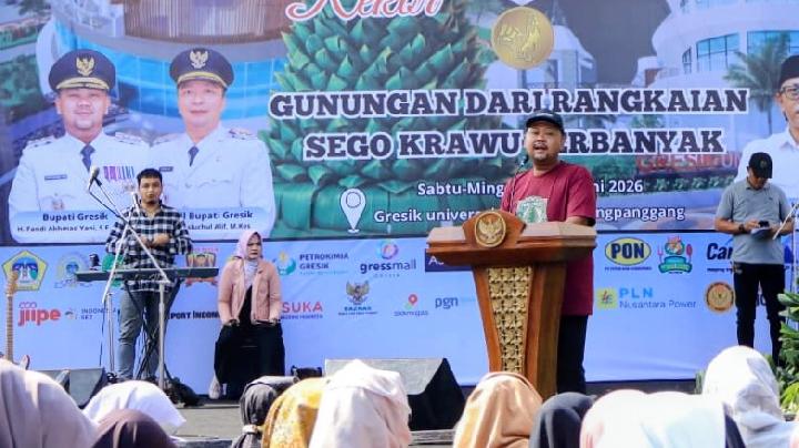 Catat Rekor Dunia dari MURI, Festival Nasi Krawu Perkuat Identitas Budaya Gresik