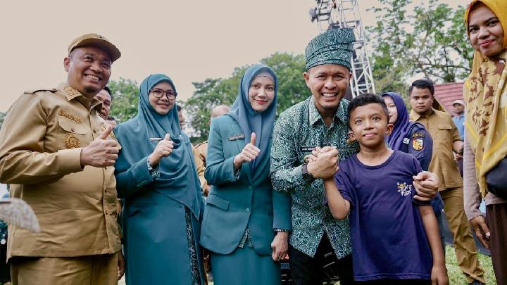 HKG PKK 2026 di Pekanbaru, Wako Agung Bagikan Ribuan Sembako