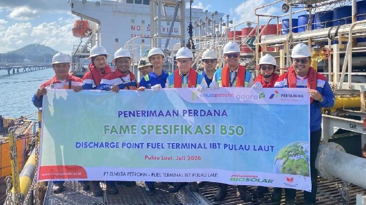 Elnusa Petrofin Dukung Implementasi B50 Nasional Lewat Penyaluran Perdana Biosolar Industri