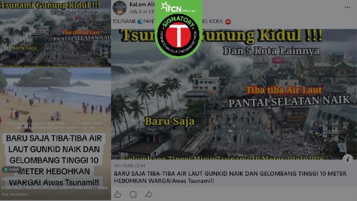Fact Check: Did a Tsunami Hit Indonesia's Gunungkidul Coast on July 2026?