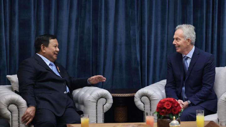 Tony Blair Menemui Prabowo di Kertanegara, Apa yang Dibahas?