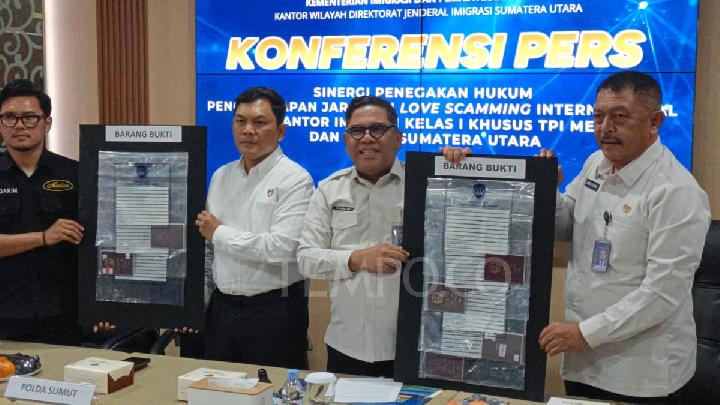 Sindikat Love Scamming di Medan, 7 WNA dan 31 WNI Ditangkap