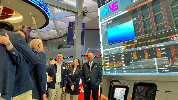 Perdana Melantai di Bursa, Saham RANS Melejit 34,12 Persen