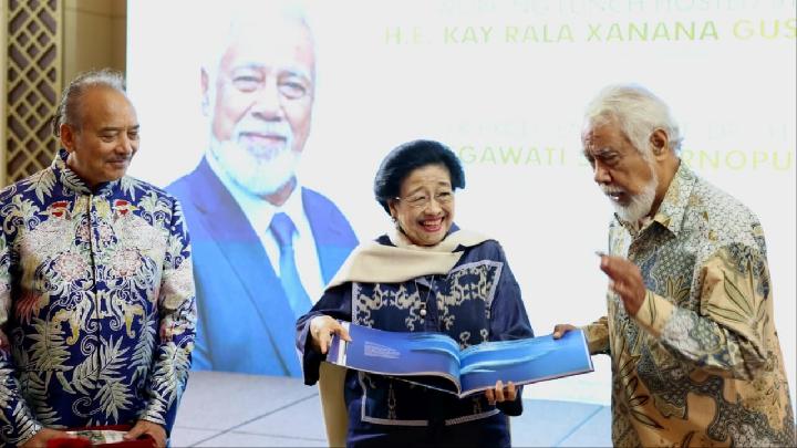 Megawati Bertemu Pemimpin Timor-Leste, Bahas Kerja Sama Maritim hingga Kaderisasi Partai