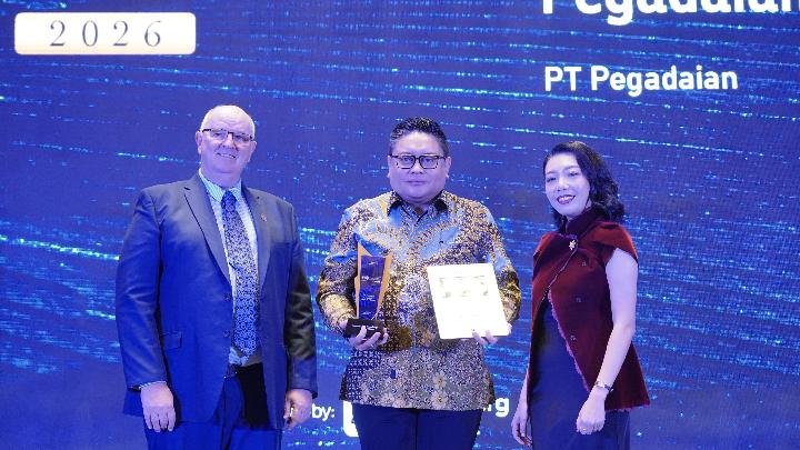 Pegadaian Raih Penghargaan Top Company in Bullion Bank Industry 2026