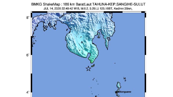 BMKG: M6.2 Earthquake Strikes Mindanao, No Tsunami Threat